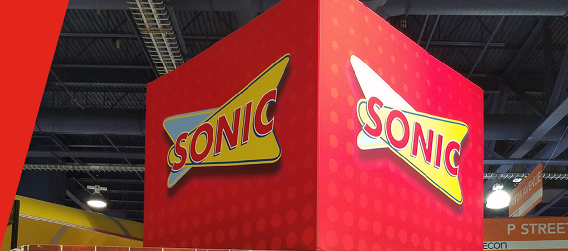 Sonic tradeshow booth