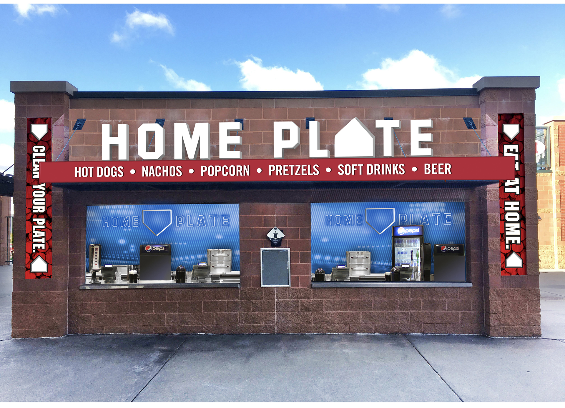 home plate concession