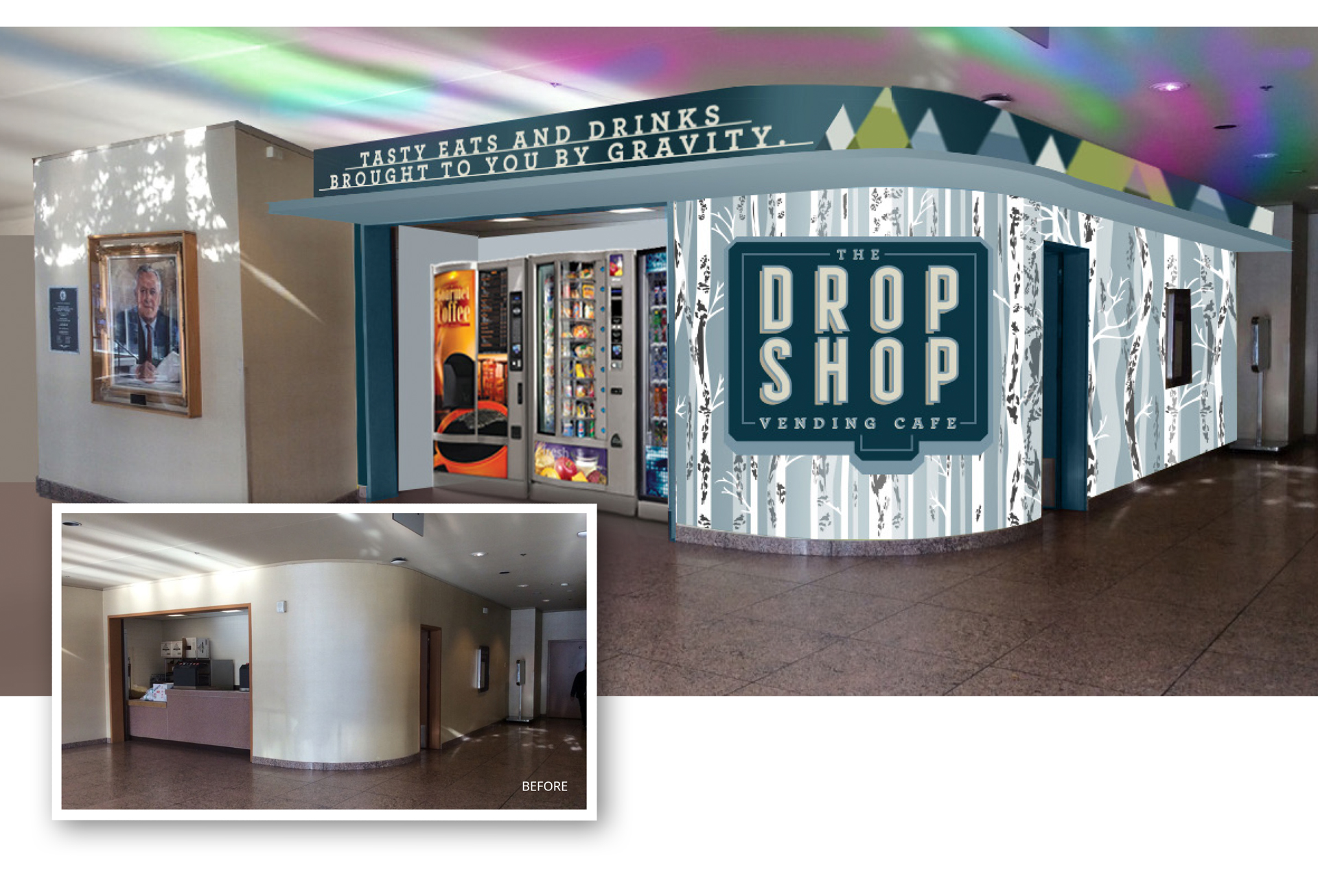 drop shop vending cafe