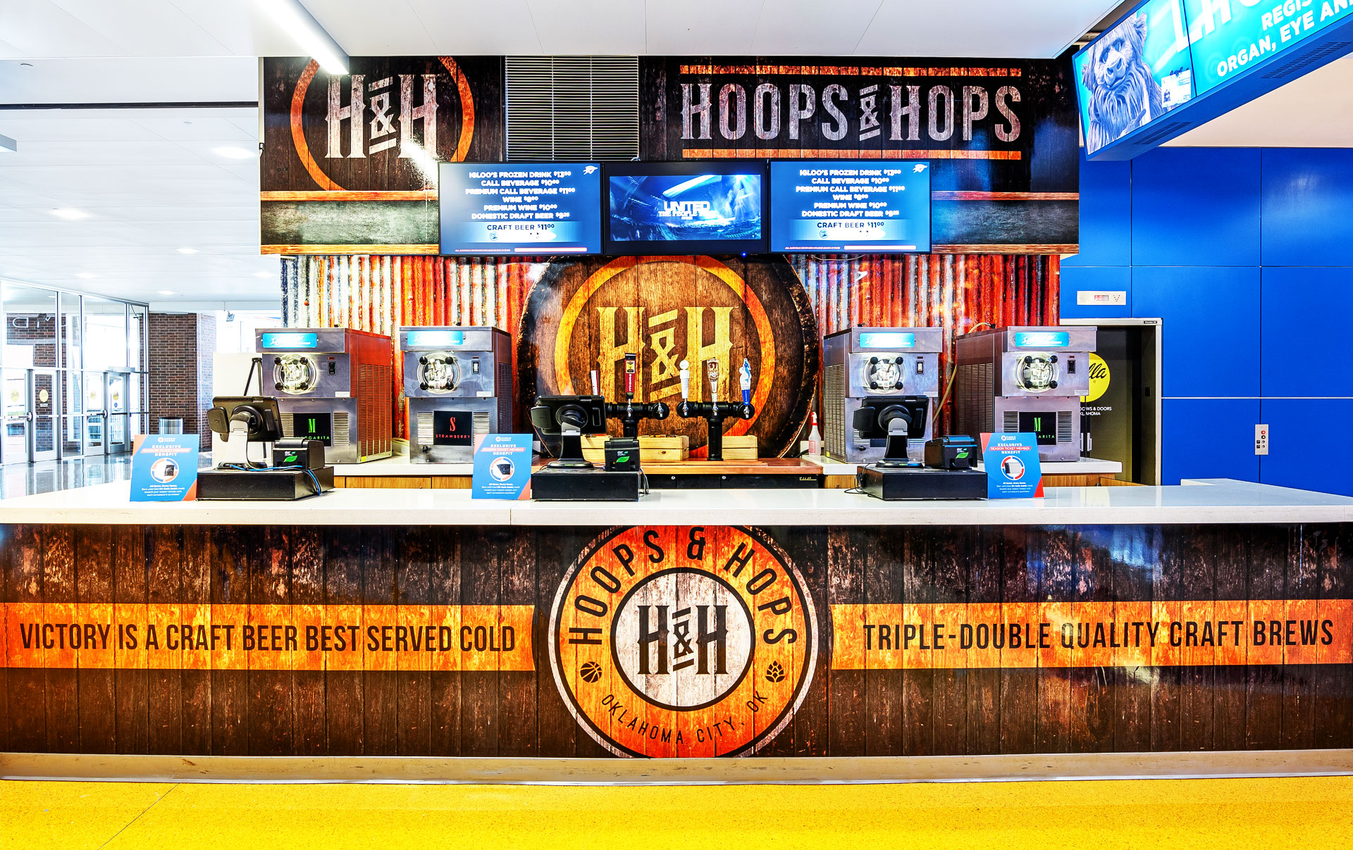 hoops and hops concession