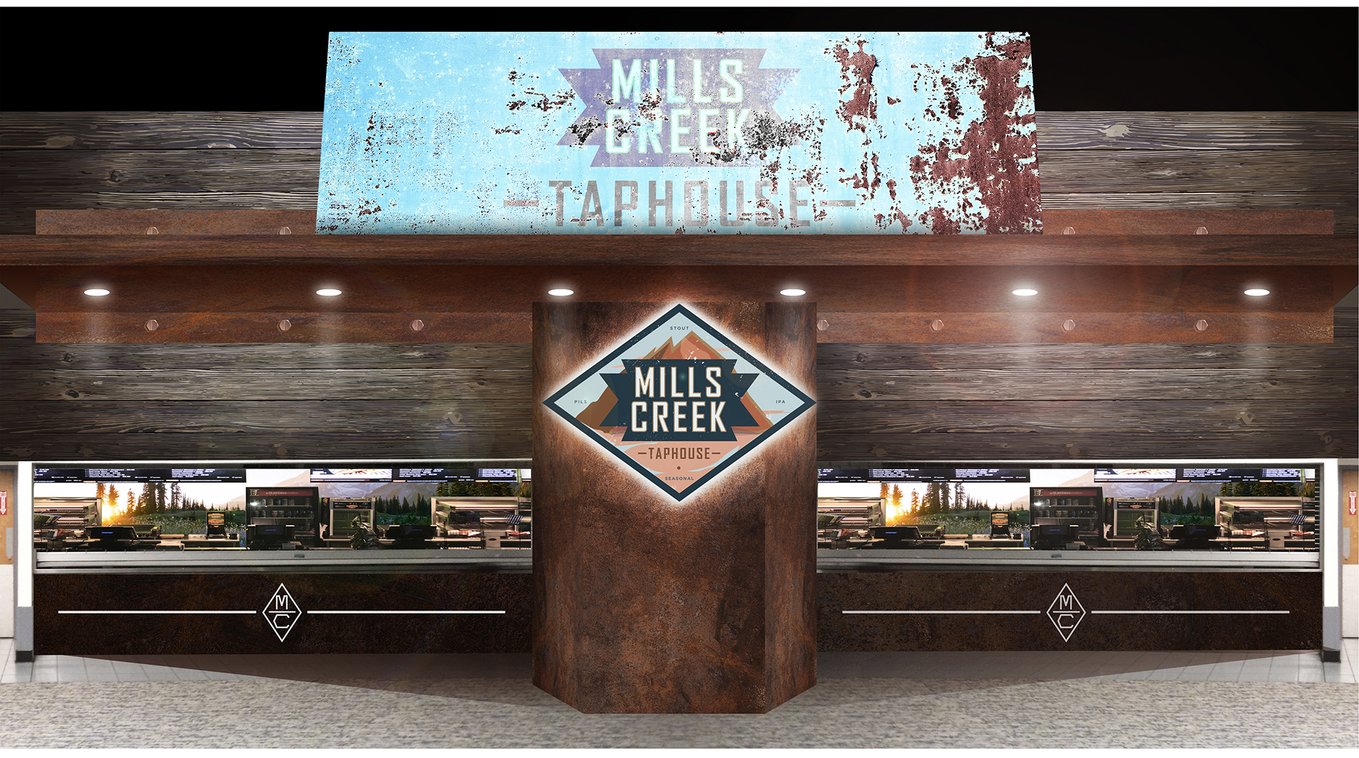 mills creek tap house concession