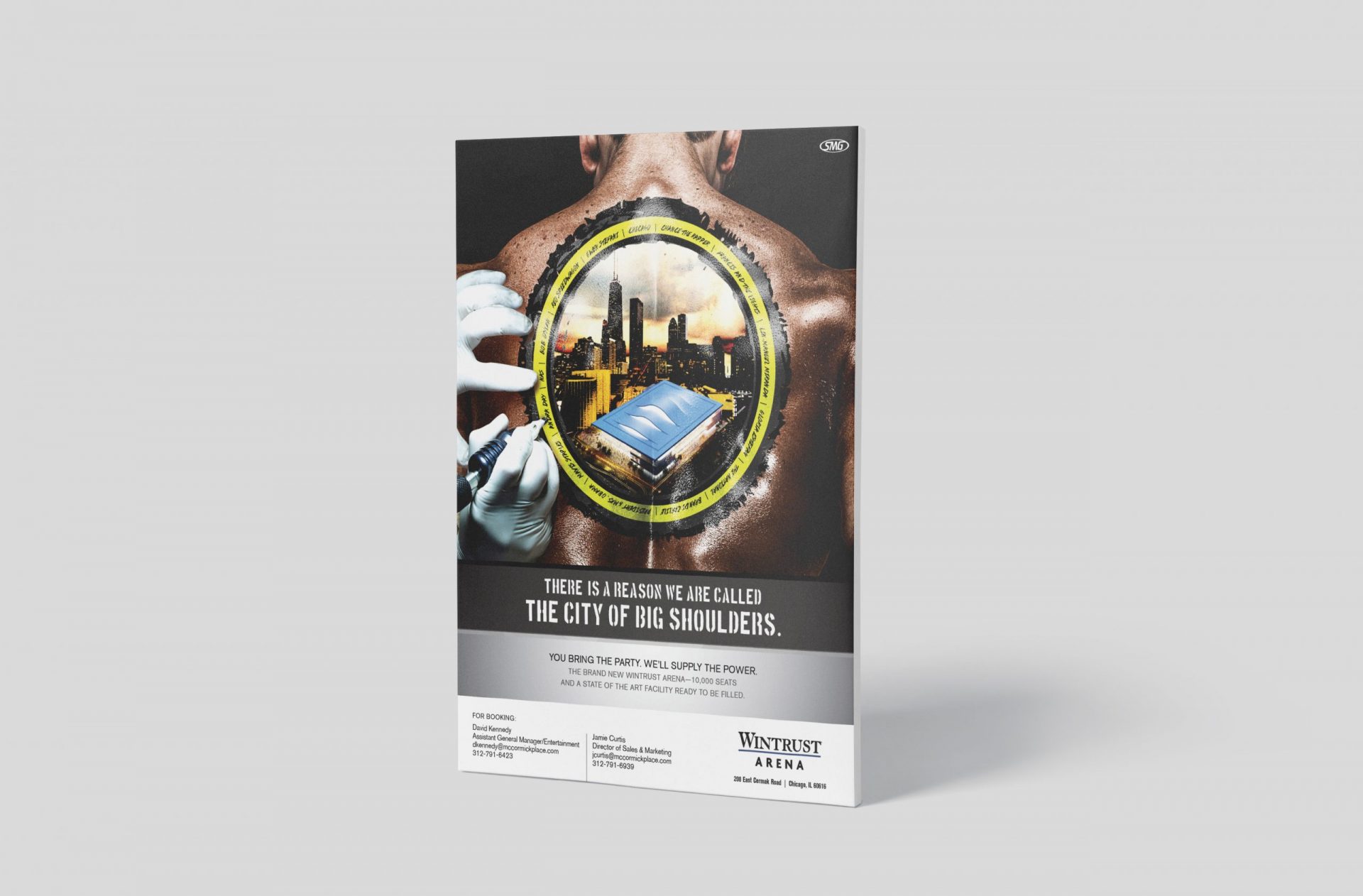 Wintrust marketing poster designed by AcrobatAnt.