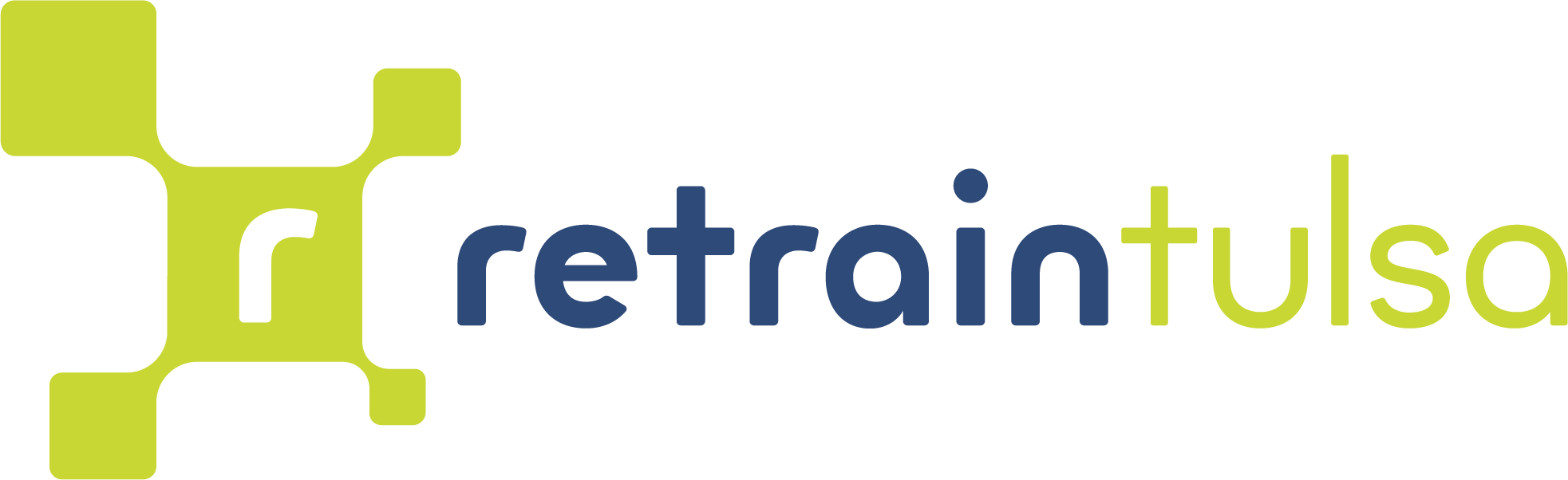 Retrain Tulsa logo designed by AcrobatAnt.